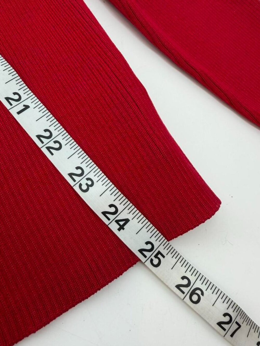 Ralph Lauren red silk cardigan with gold buttons. Size L - Picture 5 of 6